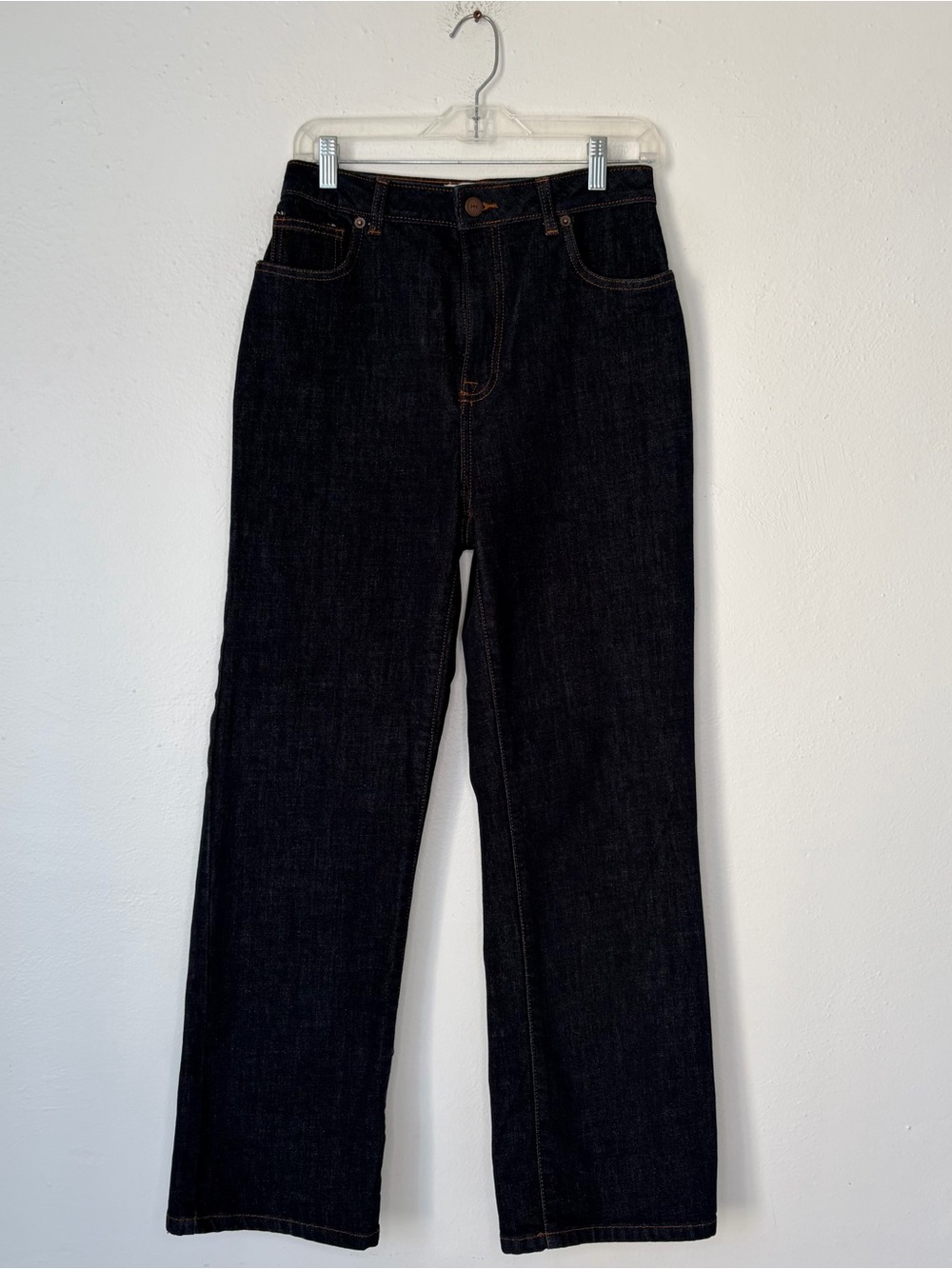 Hudson Jeans Dark Indigo Dark Wash Straight-Leg Denim